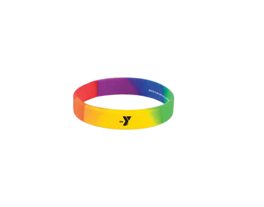 Rainbow Silicone Wristband